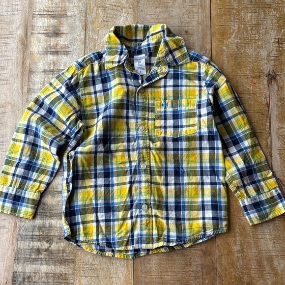 Carter's Other - Carter’s Boys Plaid Shirt 3t